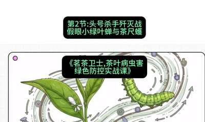 第02节：头号杀手歼灭战&mdash;&mdash;假眼小绿叶蝉与茶尺蠖，课程：《茗茶卫士&mdash;&mdash;茶叶病虫害绿色防控实战课》#识农AI