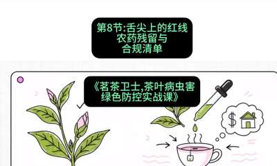 第08节：舌尖上的红线&mdash;&mdash;农药残留与合规清单，课程：《茗茶卫士&mdash;&mdash;茶叶病虫害绿色防控实战课》#识农AI