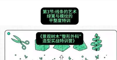 第03节：线条的艺术&mdash;&mdash;绿篱与模纹的平整度特训，课程：《景观树木&ldquo;整形外科&rdquo;造型实战特训营》#识农AI