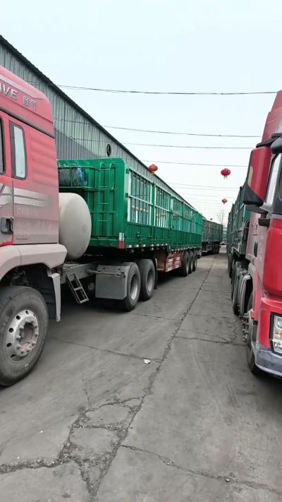 2月23号，源沃肥业排队装车中